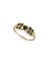 Daisy Black Diamonds Ring